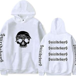 $uicideboy$ Hoodie Unisex Long Sleeve Hoodie – White